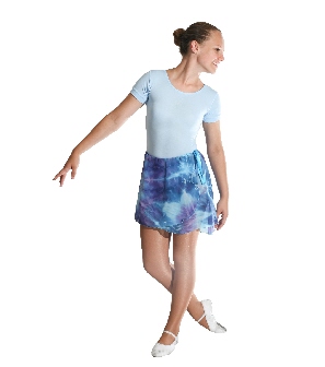 192W Ladies Tie-Dye Chiffon Wrap Skirt